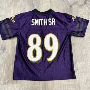 Steve Smith Sr Baltimore Ravens Football Jersey #89 NFL Team Youth Medium M 8